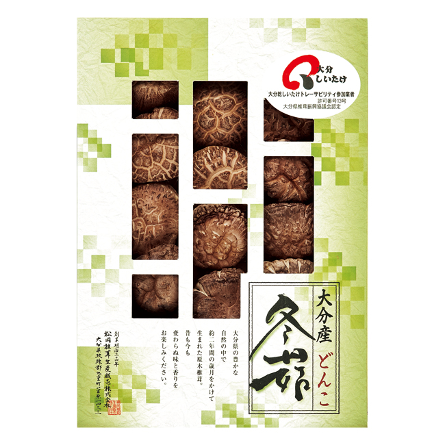 出産内祝い　食品｜【送料込み商品】｜しいたけの里　大分産椎茸どんこ　No.35 ※消費税・8％｜出産祝いのお返し