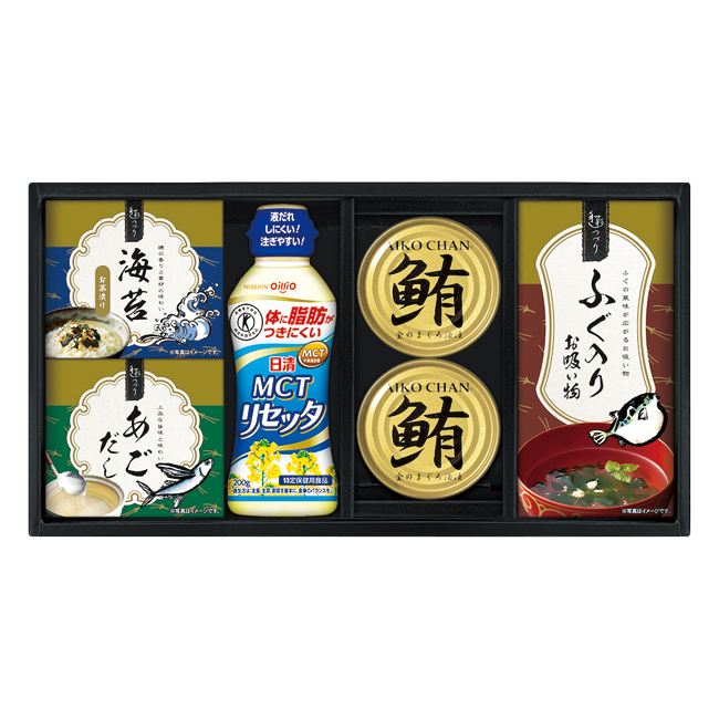 出産内祝い　食品｜【送料無料】｜日清MCTリセッタ＆和風詰合せ　No.35｜出産祝いのお返し