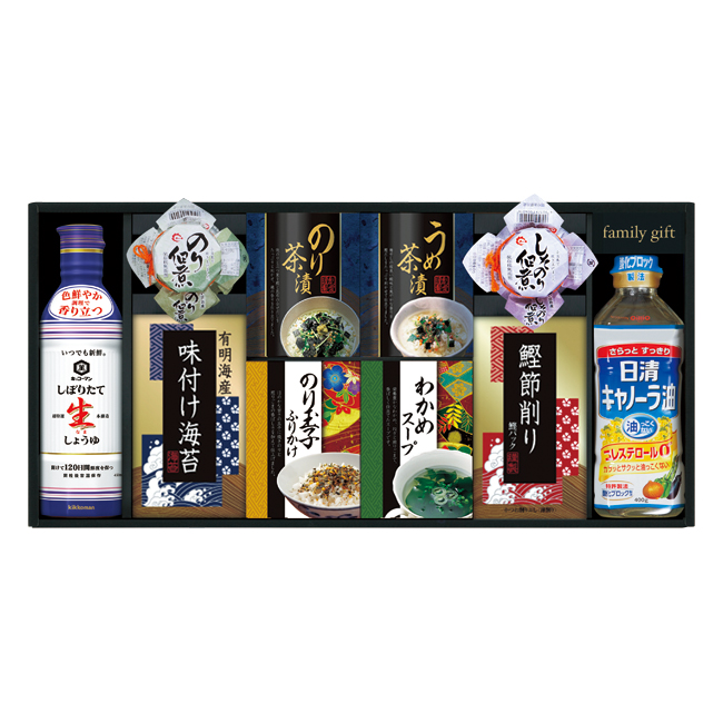 出産内祝い　食品｜【送料無料】｜キッコーマン生しょうゆ＆和食詰合せ　No.50｜出産祝いのお返し