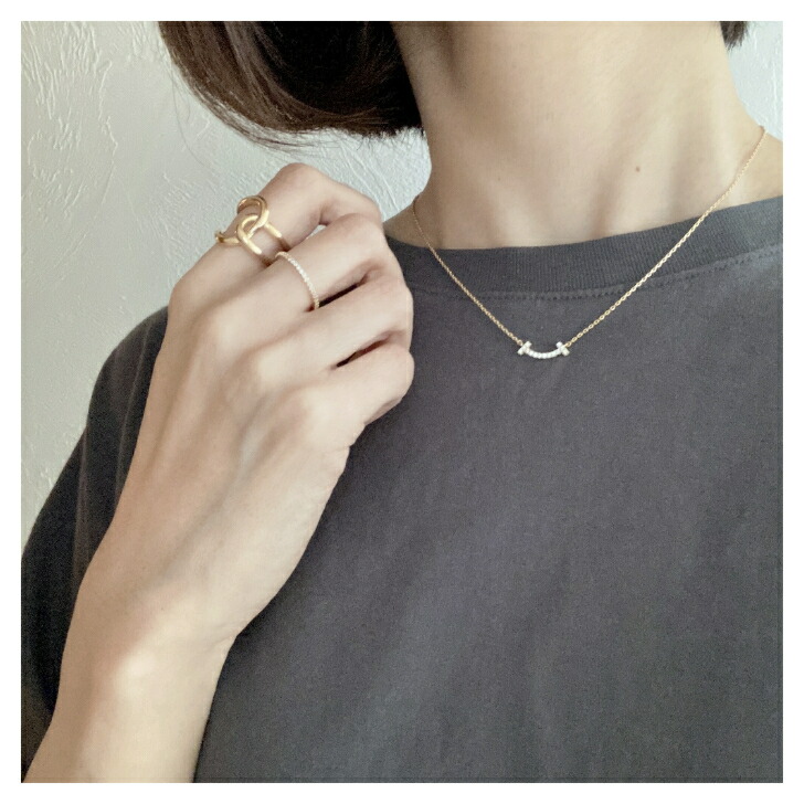 スマイルネックレス ミニ レディース アクセサリー ネックレス