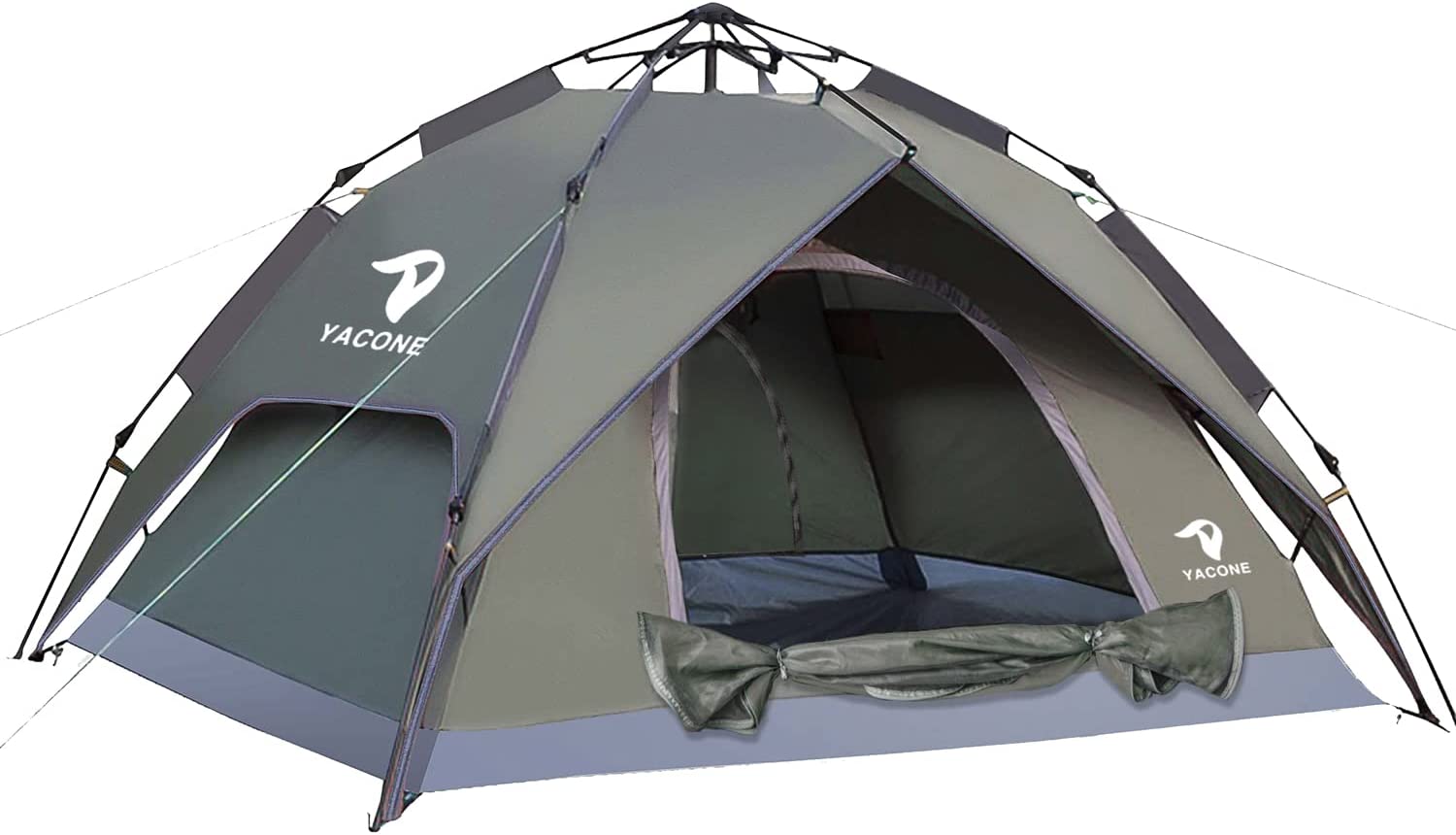 テント ワンタッチテント 3〜4人用 2WAY 二重層 設営簡単 uv 