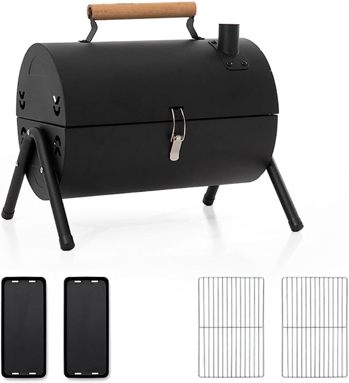 ポータブル グリル バーベキューコンロ バーベキューコンロ4~6人用ホームポータブルグリル BBQ コンロ 鉄板