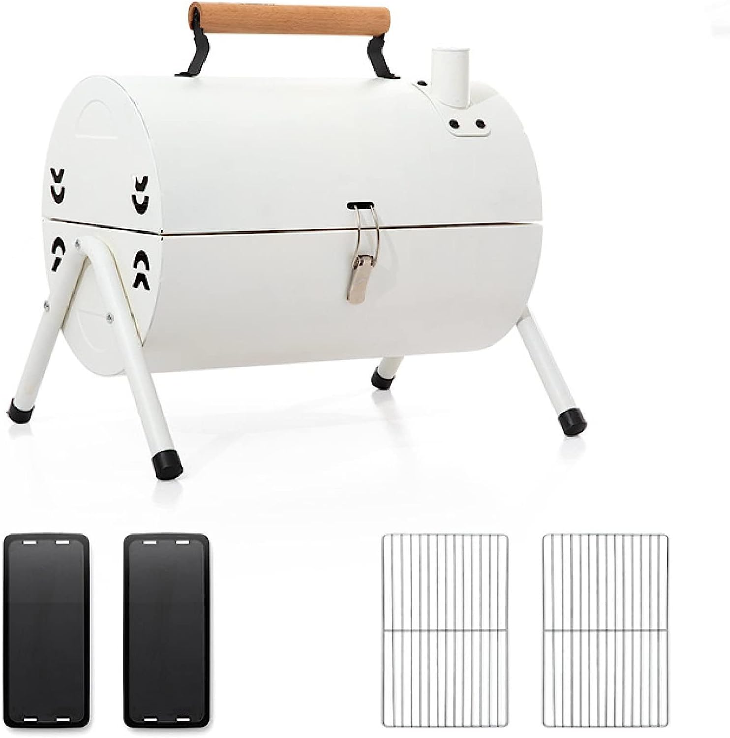 バーベキューコンロ4~6人用ホームポータブルグリル BBQ コンロ 鉄板