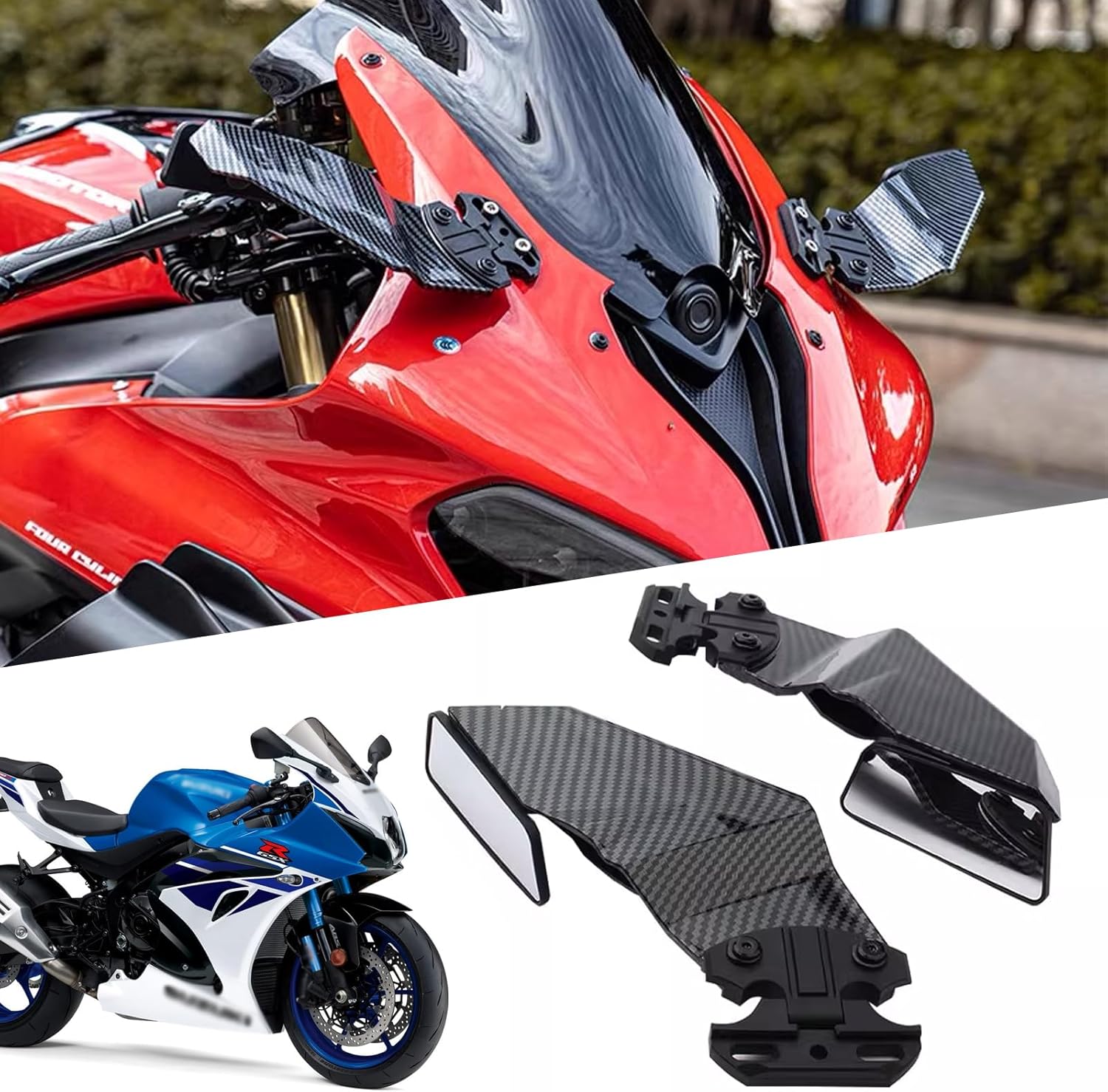 サイドミラー スズキ用 GSXR600 2003-2016 スズキ用 GSXR750 サイドミラー スズキ用 GSXR600 2003-2016 スズキ用 GSXR750