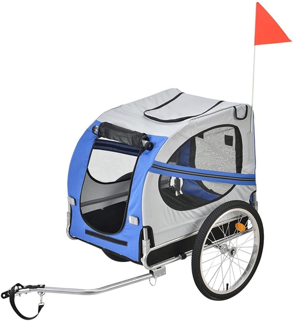 ペット用自転車トレーラー、自転車トレーラ 犬のカート 折りたたみ式