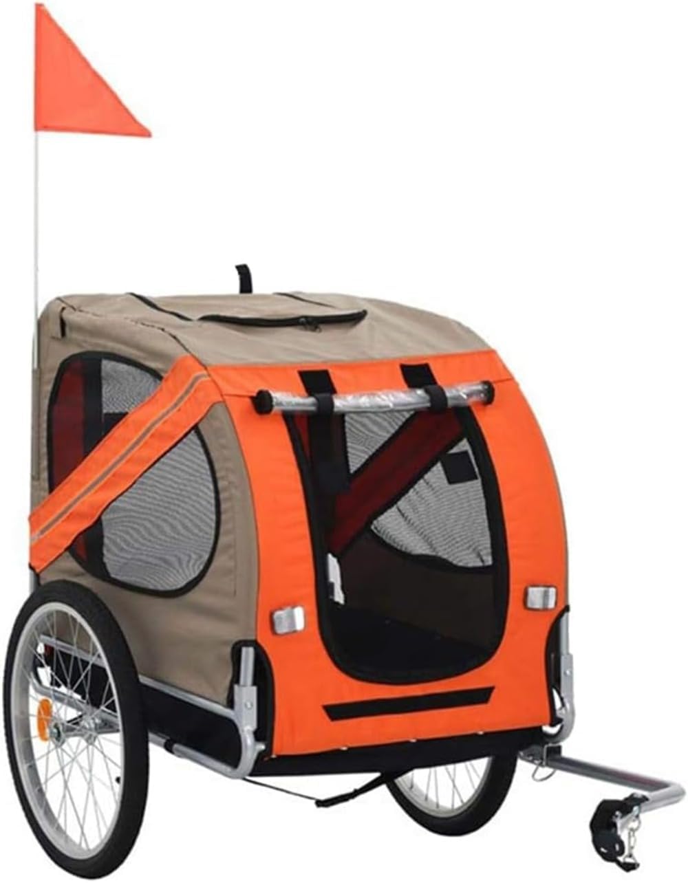 ペット用自転車トレーラー、自転車トレーラ 犬のカート 折りたたみ式