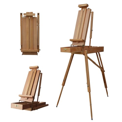 イーゼル 木製 折りたたみ 絵画ボックス 三脚イーゼルスタンド