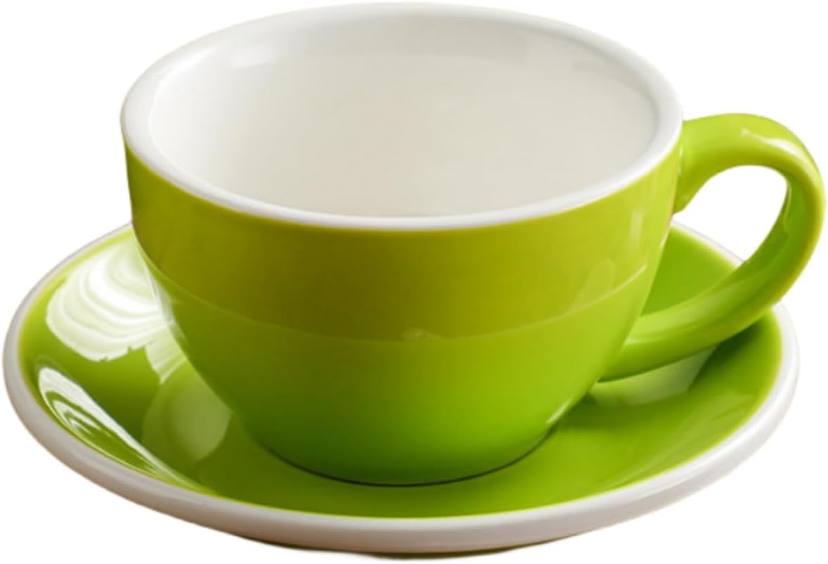 エッグ ブラック ラテカップ 300ml コーヒーカップ 陶器 ラテボウル