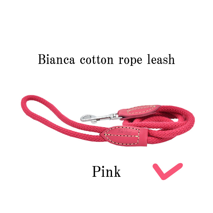 ビアンカ コットン ロープ リーシュ 120 Lサイズ Bianca cotton rope lea...