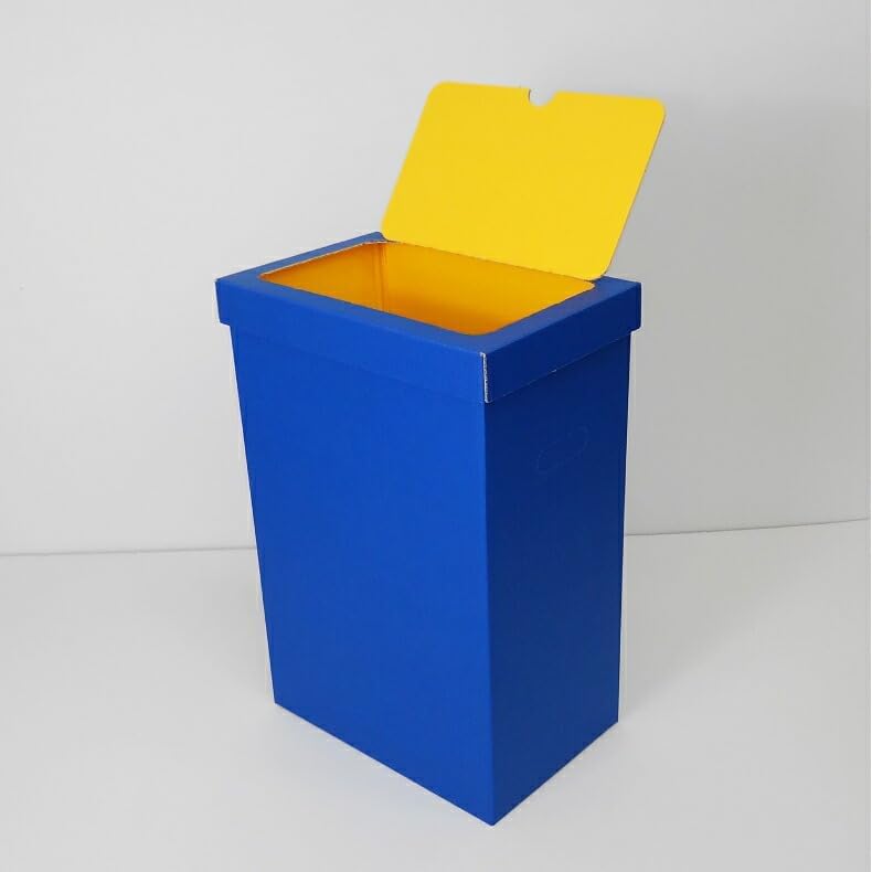 蓋つきカラーゴミ箱 1個 ダンボール ゴミ箱 45L 45リットル ゴミばこ 蓋つきカラーゴミ箱 1個 ダンボール ゴミ箱 45L 45リットル ゴミばこ