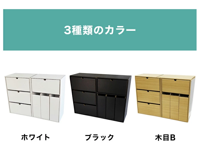 コロコロキャビネット 2個 引き出し スタンド カラーボックス 完成品