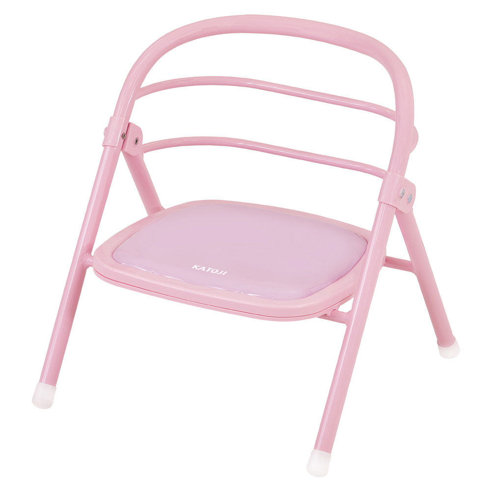 カトージ（KATOJI） ベビーチェア 折りたたみ パイプイス 選べる2色 豆