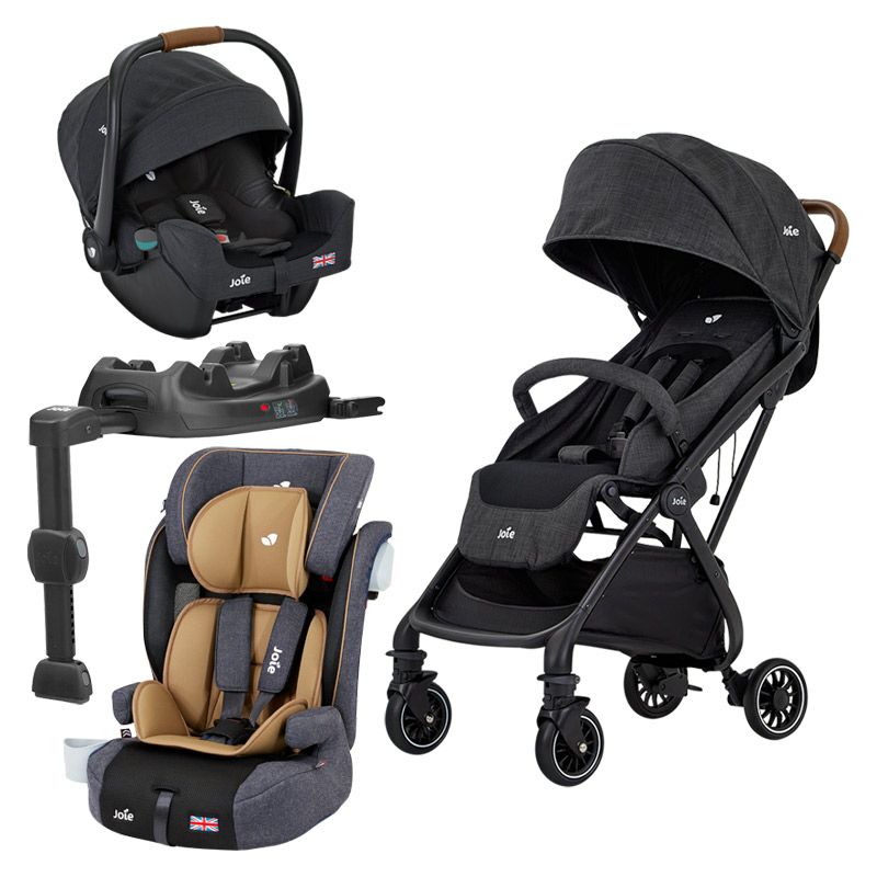 ベビーカー joie 新生児 トラベルシステム ベビーカー セット Tourist i-snug2 設置用ベース ジュニアシート Elevate  4点セット