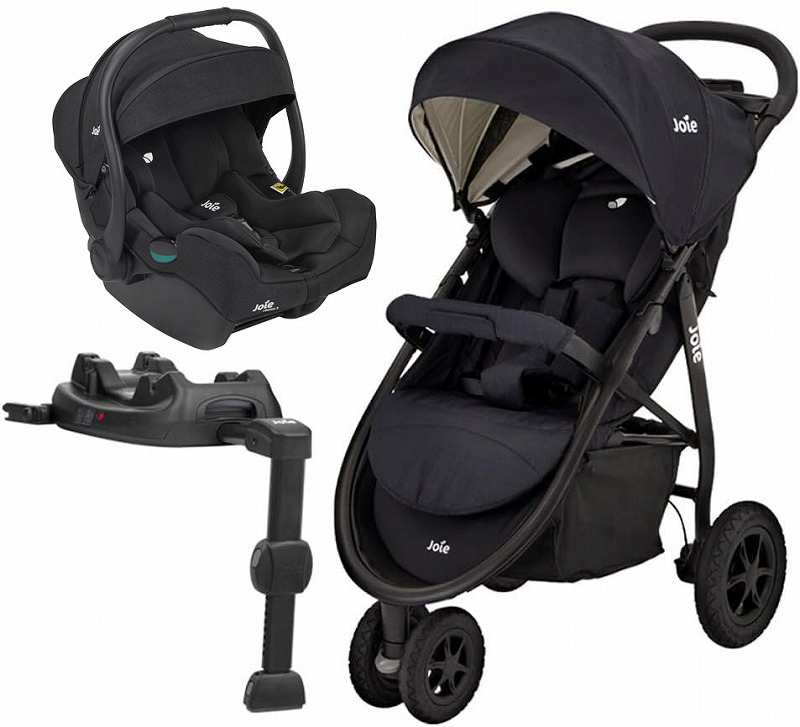Joie ジュバ＆アイアンカーFIX＆ライトトラックス トラベルシステム Joie（ジョイー） トラベルシステム ベビーカー ライトトラックス 3DLX
