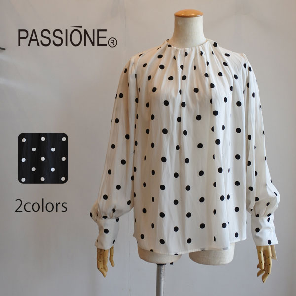 PASSIONE パシオーネ アシンメトリー ケープ ドット ブラウス 38 passione パシオーネ ブラウス（ファッション）のおすすめ人気商品一覧