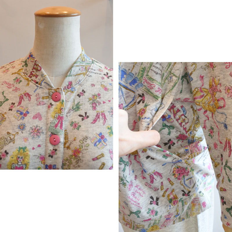 チュニック TUNIC 鴨居羊子 半開パジャマ 60接結 リボンガール 送料