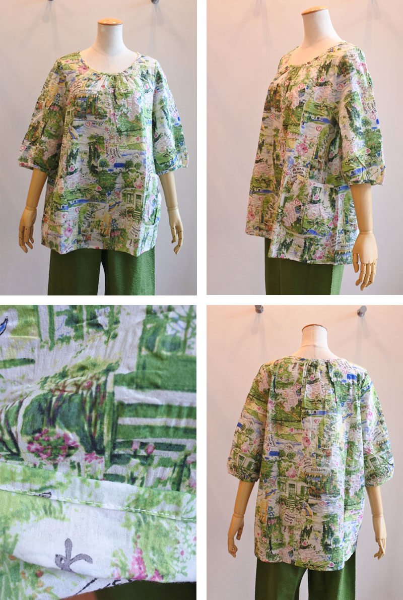 チュニック 20％OFF SALE TUNIC チュニック 鴨居羊子 7分袖