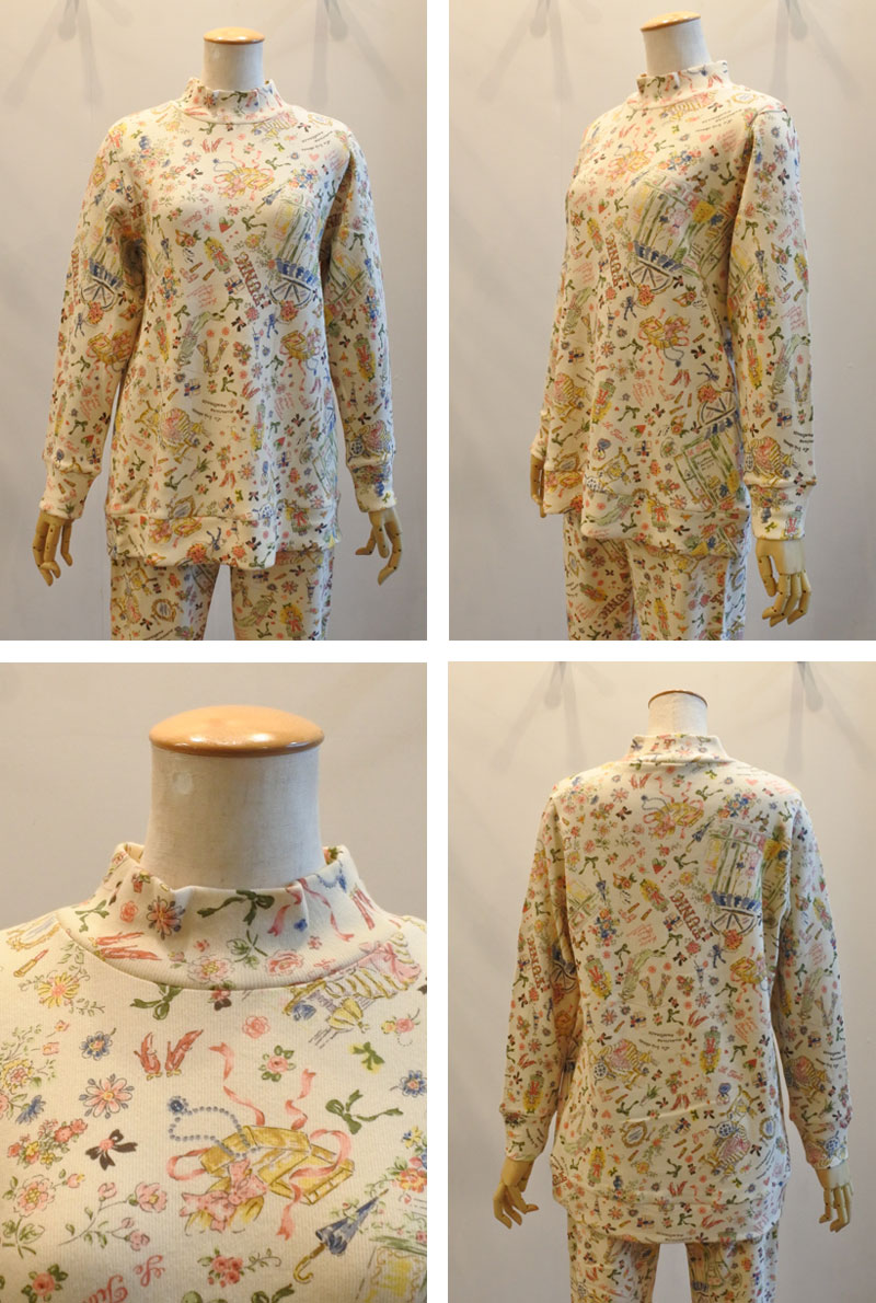 チュニック 20％OFF TUNIC 鴨居羊子 モックネックパジャマ エイト