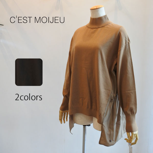 C’EST MOIJEU セモアージュ　フォックス　カシミヤ　長袖ニット dsc_7274.jpg