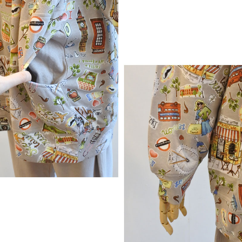 チュニック SALE 20％OFF TUNIC 鴨居羊子 丸首トレーナー長袖パジャマ