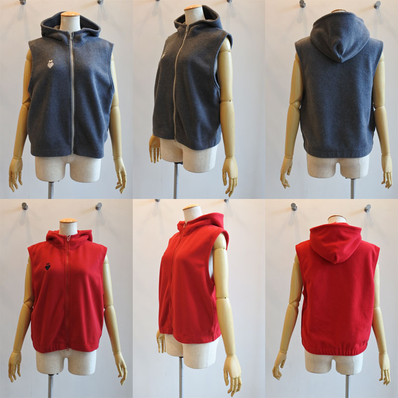 MyLanka（ミランカ） 40％OFF SALE フリースフードベスト フ―ディー