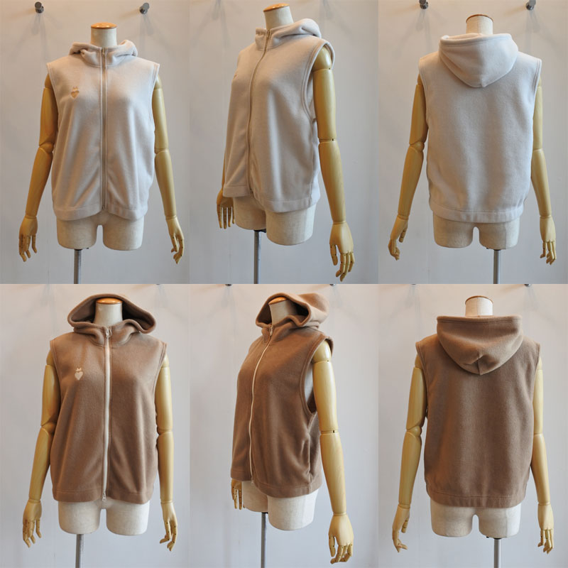 MyLanka（ミランカ） 40％OFF SALE フリースフードベスト フ―ディー