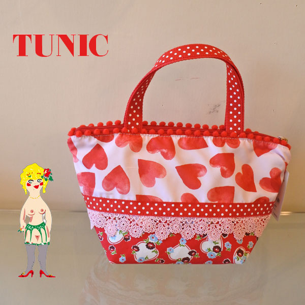 チュニック TUNIC チュニック サボテンハートのランチBag