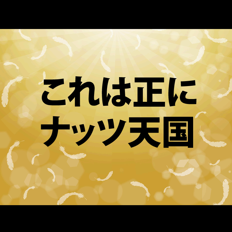 これは正に、ナッツ天国