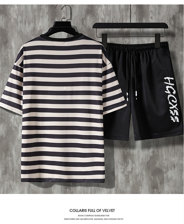 セットアップ パーカー ハーフパンツ ボーダー 部屋着 おしゃれ着 Passport Bitjam It