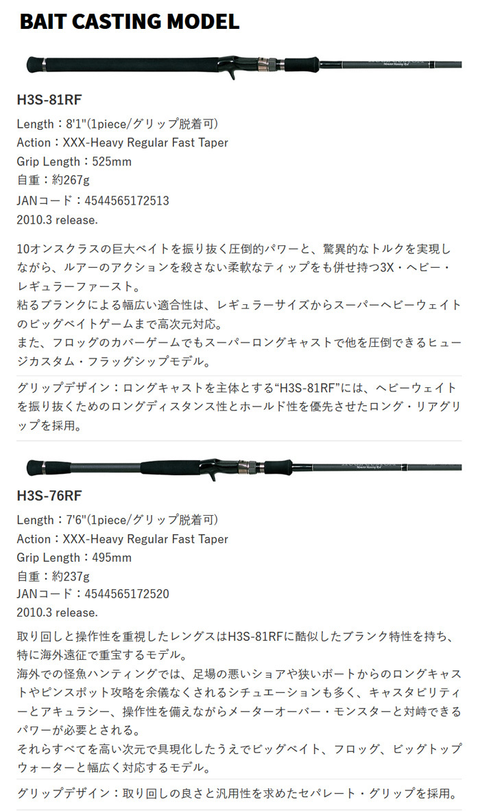 deps デプス HUGE CUSTOM / ヒュージカスタム H2S-75RF 172537