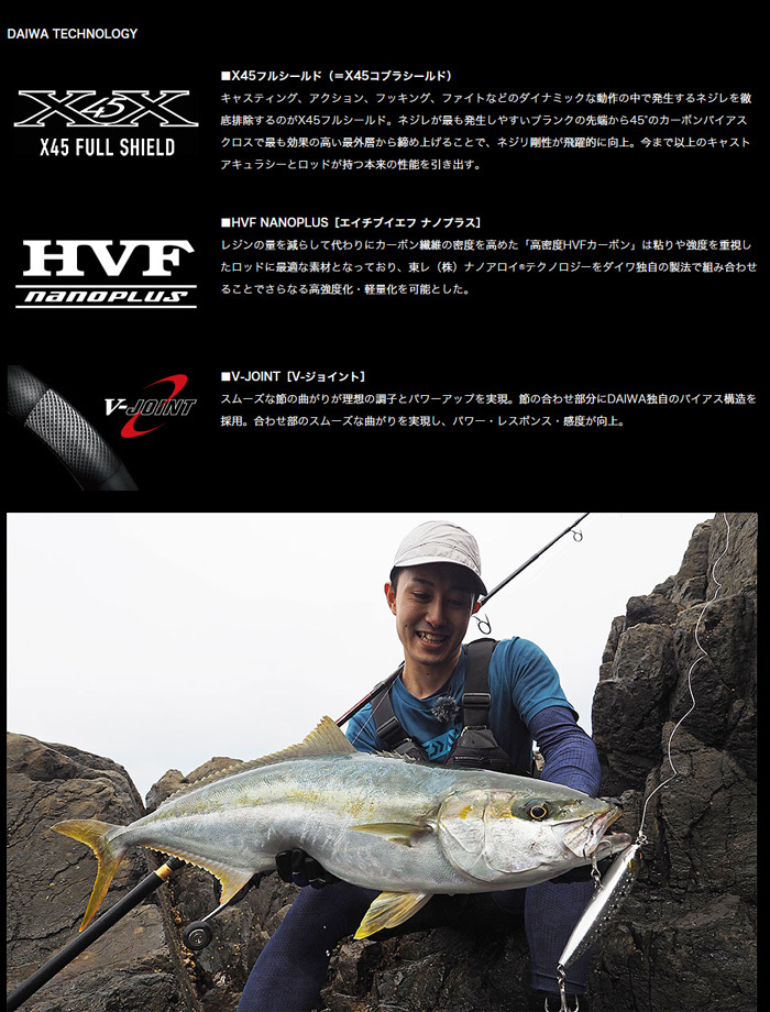 DAIWA（ダイワ） 21 オーバーゼア グランデ [OVERTHERE GRANDE ] 100MH