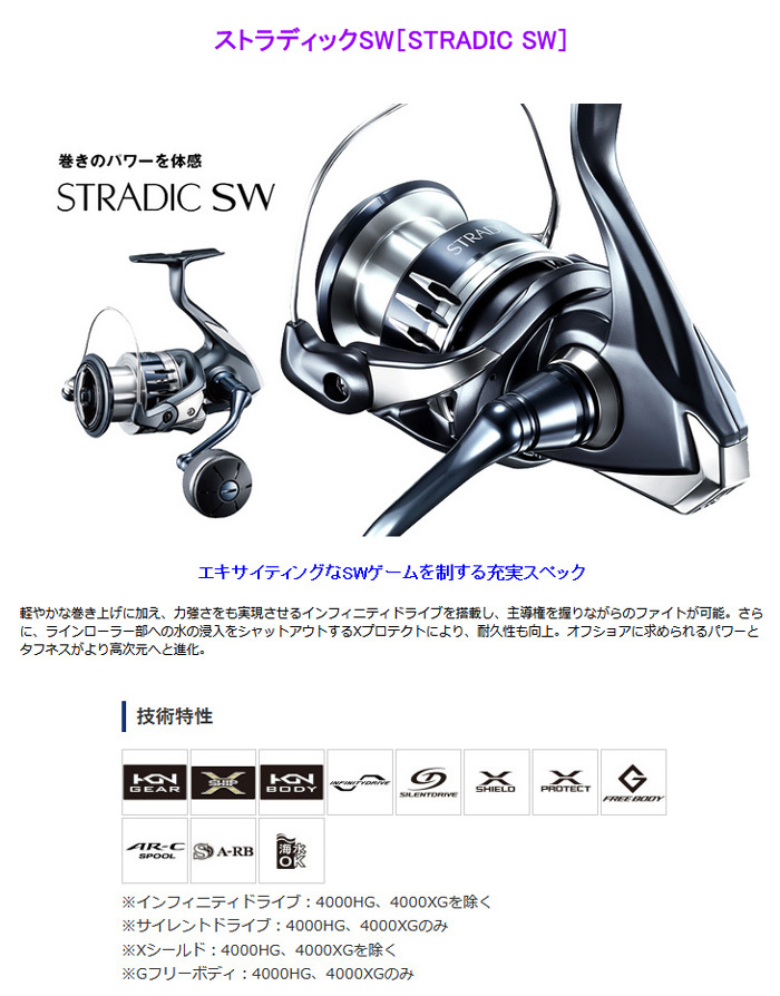 シマノ シマノ 20 ストラディックSW 6000HG 042460 : カツキ
