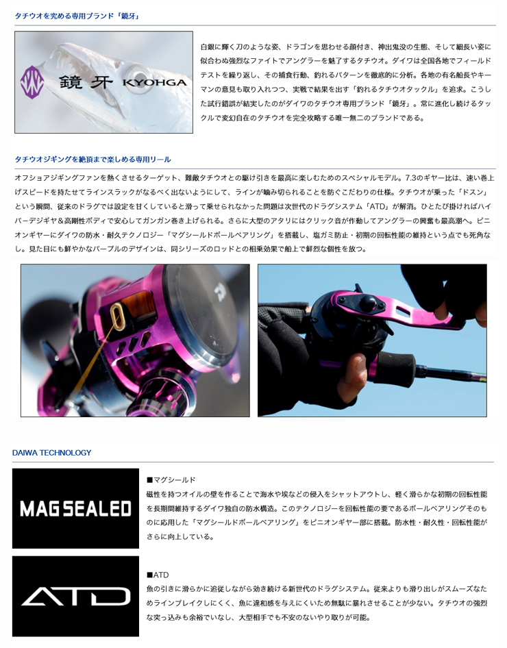 DAIWA - ちゃまお　ダイワ98年度・2000年度限定生産モデル3点セット DAIWA (ダイワ) リール VADEL BJ 100SH ベイトリール