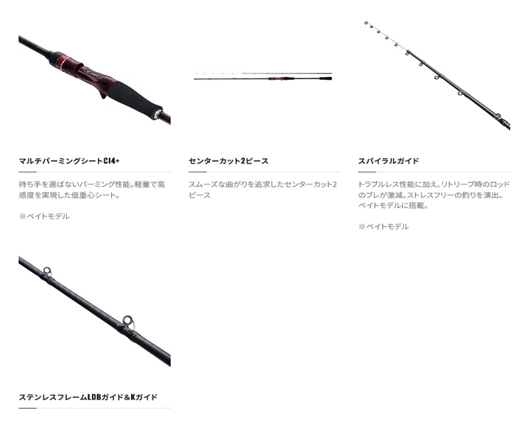 Sephia セフィア SS メタルスッテ B66H-S/R (ベイト)[Sephia METAL