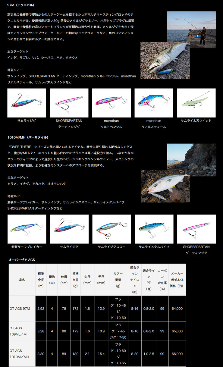 DAIWA（ダイワ） オーバーゼア AGS [OVERTHERE AGS] 97M 068546