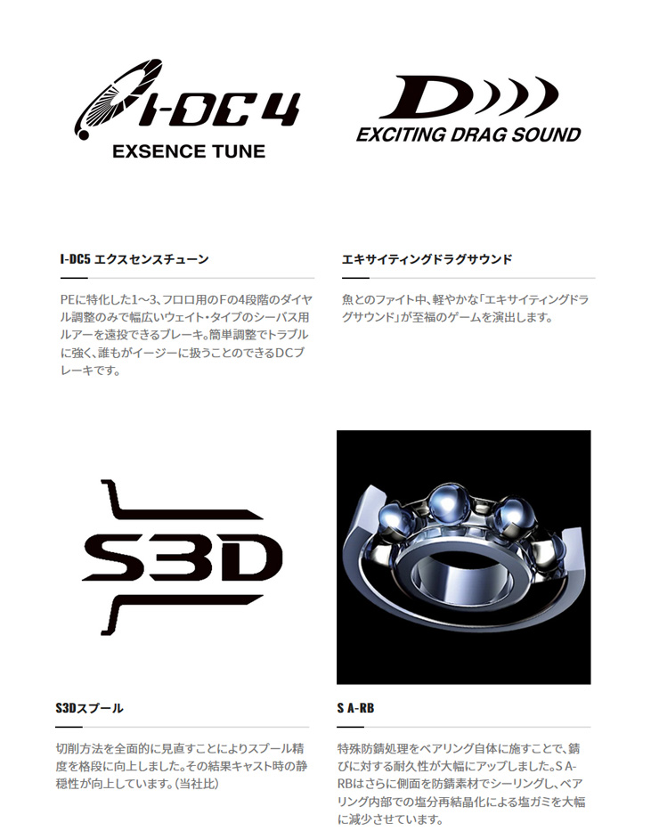 シマノ（SHIMANO） 20 エクスセンス DC SS XG LEFT 041906 : カツキ