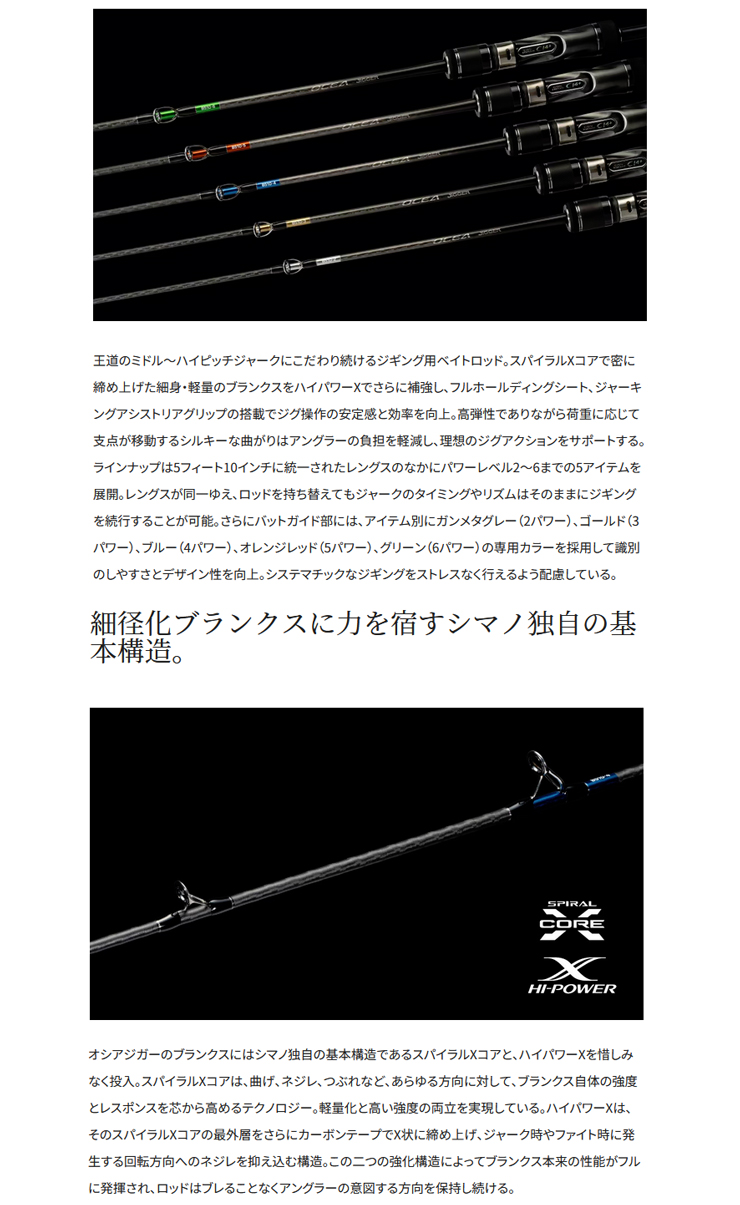 OCEA オシアジガー［OCEA JIGGER］（ベイト） B510-2 356253