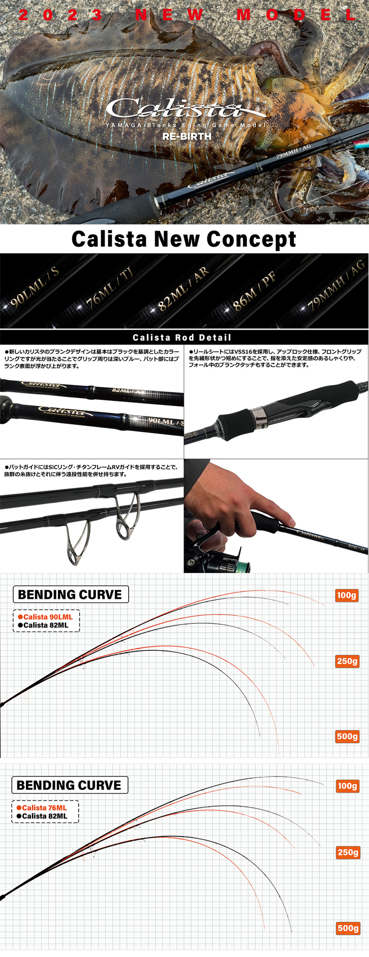 YAMAGA Blanks カリスタ (Calista) 86M / PF 101200 : カツキ
