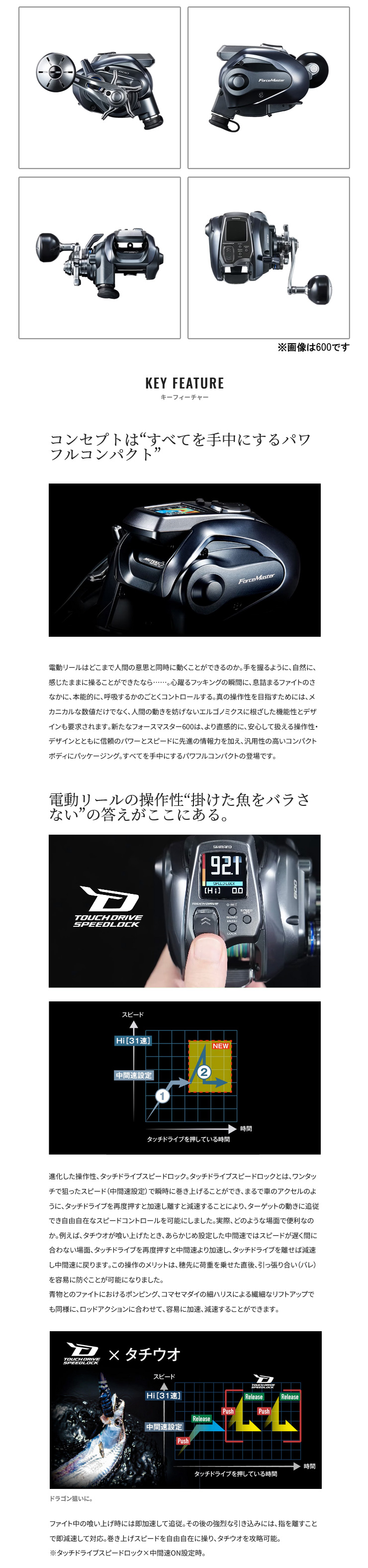 シマノ　24フォースマスター600 シマノ 電動リール 24 フォースマスター 600 (FORCEMASTER 600