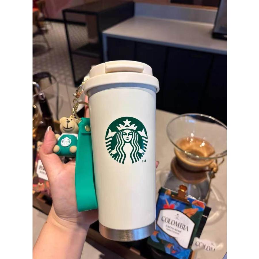 2026新発売 スターバ タンブラー 水筒 キーホルダー付き ステンレス