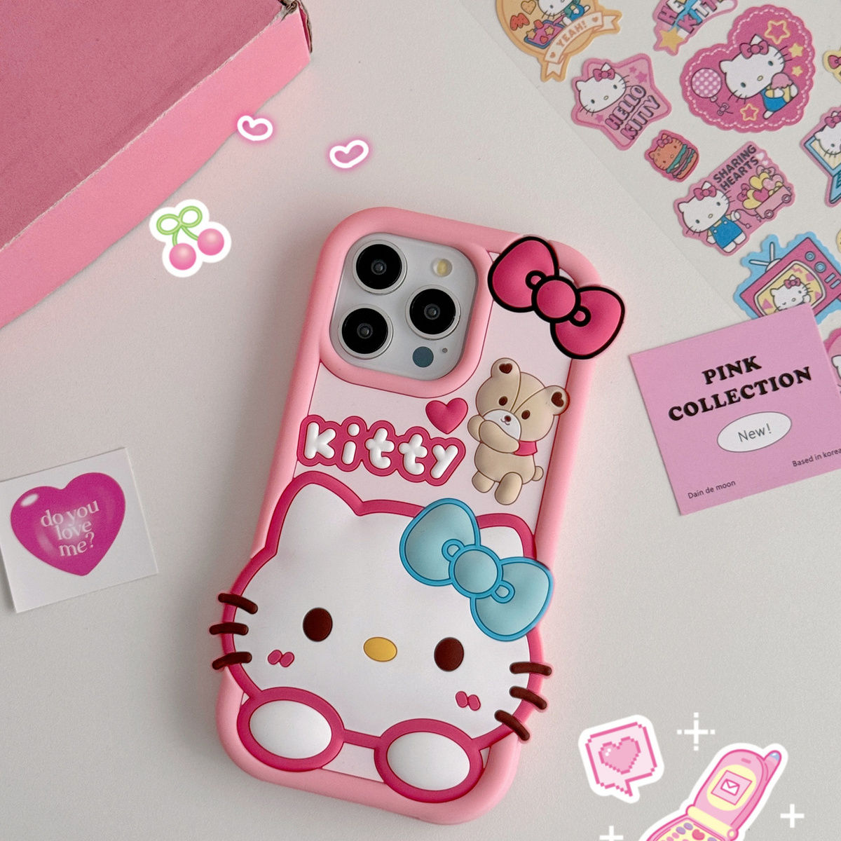 キティちゃん スマホケース iphone16 iphone15 ピンク キティ アイホン