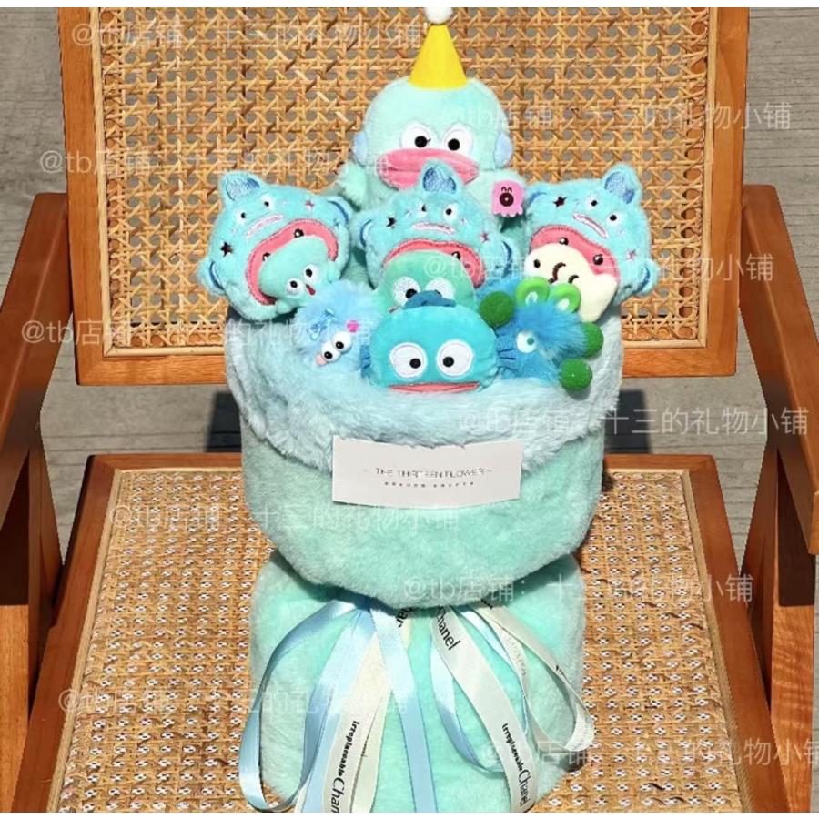 ハンギョドン 花束ぬいぐるみ花束 4個模様 花束 ぬいぐるみ プレゼント