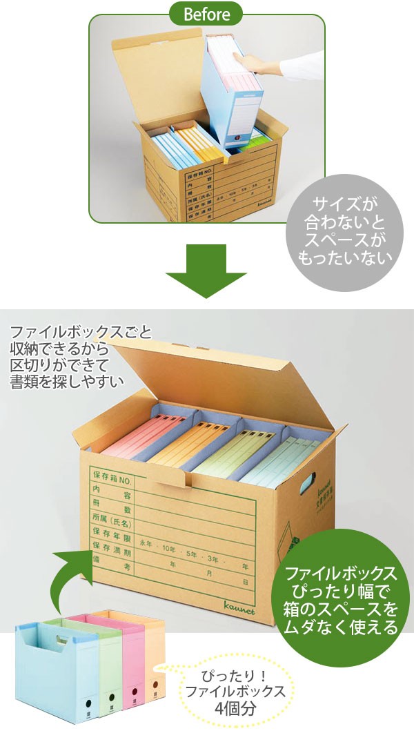 人気のファッションブランド！ カウネット カウコレ プレミアム ファイルボックス Ａ４横 ベージュ