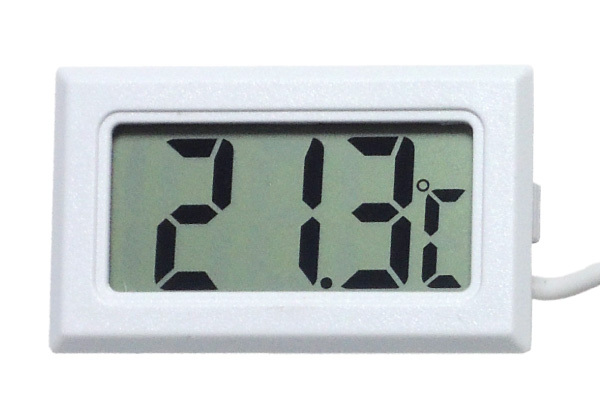 デジタル 水温計 温度計 センサーコード長さ1m LCD 液晶表示 アクアリウム 水槽 気温｜kaumo｜03