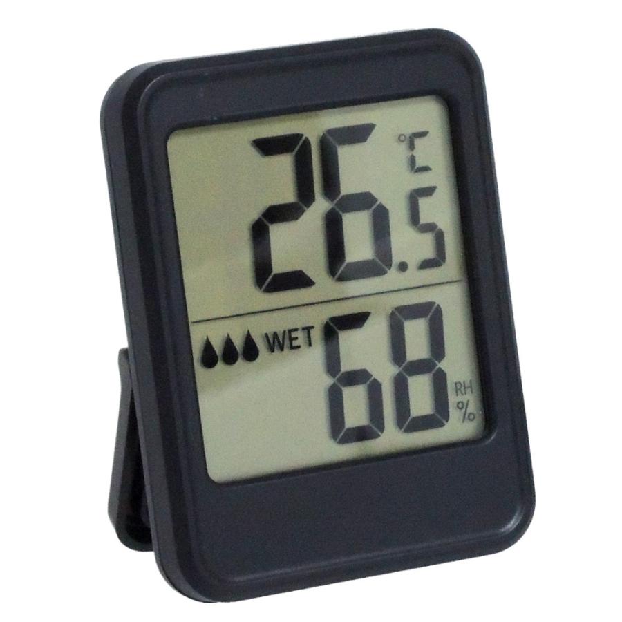 デジタル 温度計 湿度計 卓上 壁掛け マグネット 大型液晶 マグネット 単4電池 温湿度計850円 計測、検査 