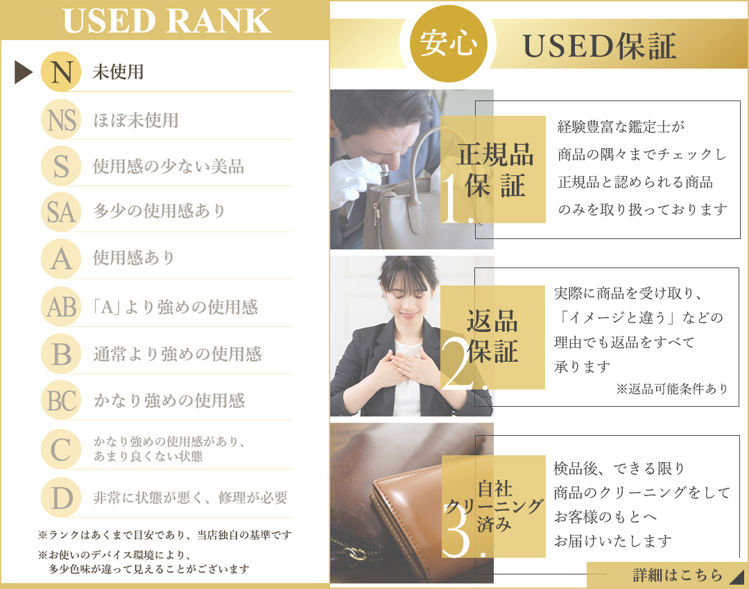 中古ランク・保証