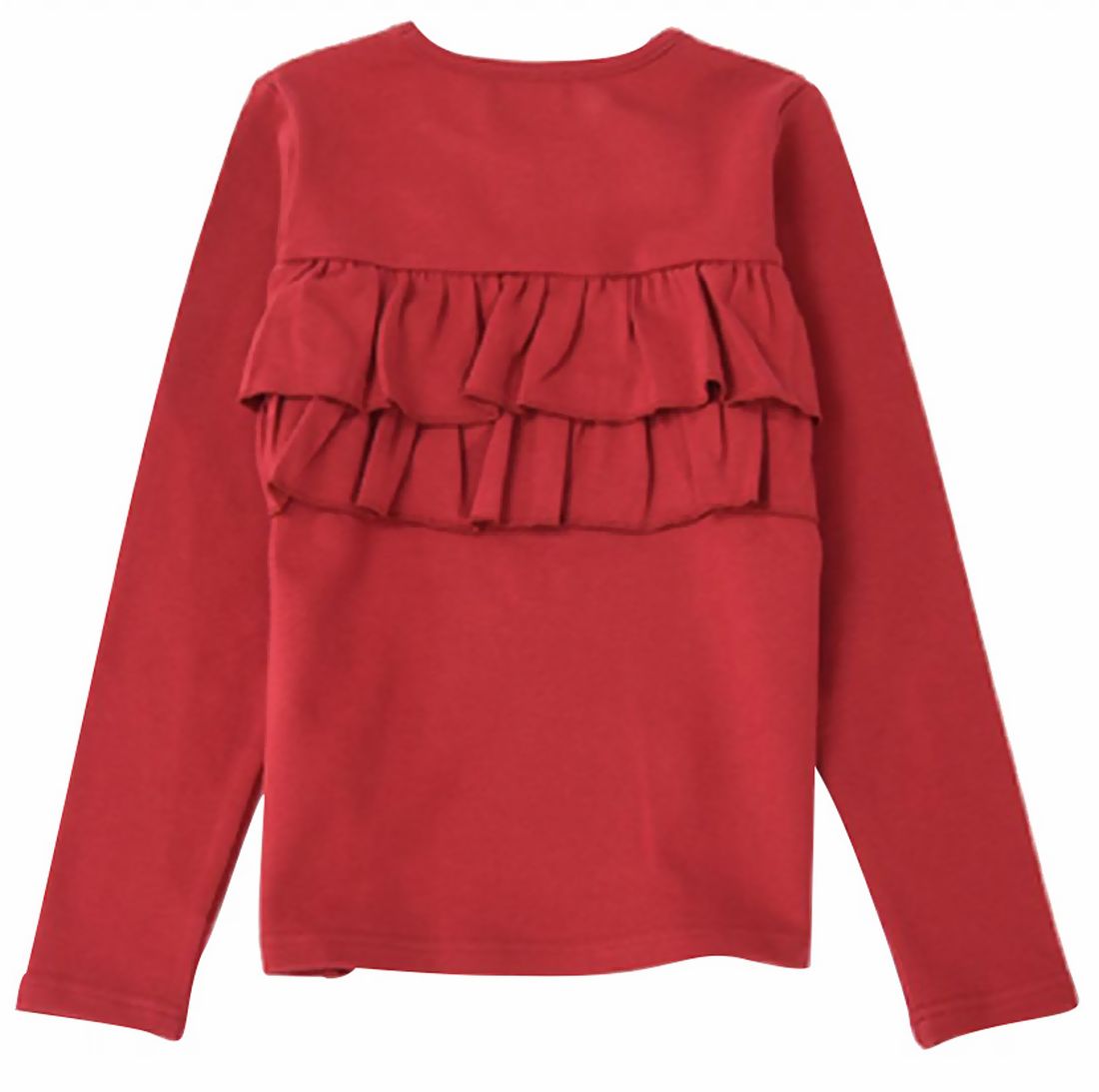 子供服 女の子 ガールズ フリル トップス フリルトップス カットソー ロンT 長袖Tシャツ Tシャツ バックフリル キッズ ジュニア 100 110 |  | 04