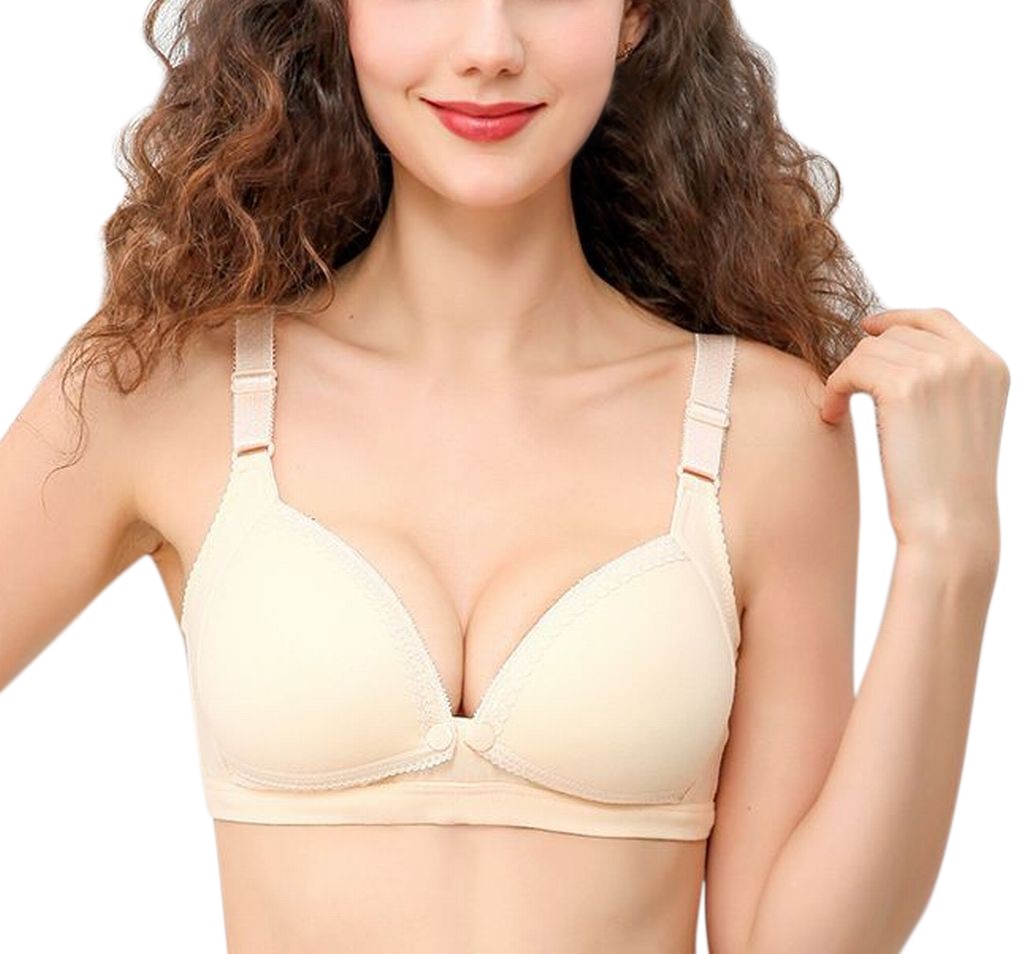 SALE／86%OFF】 授乳ブラジャー 単品 ノンワイヤー 前開き 前あき マタニティブラジャー ママ 産前産後 妊娠中 レディース インナー 女性 下着 スナップボタン ホッ