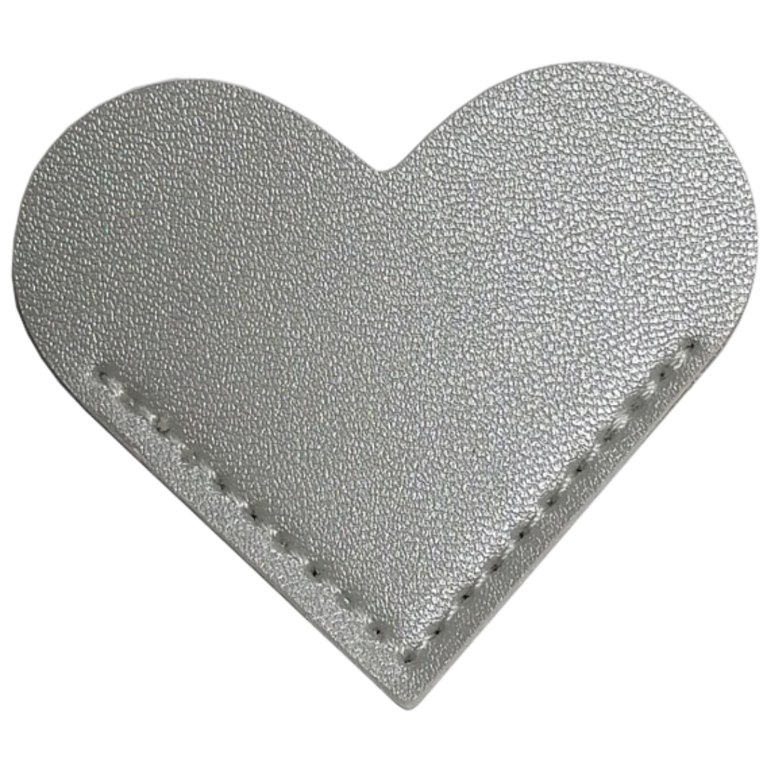 ブックマーク 単品 栞 しおり ブックマーカー ハート レザー調