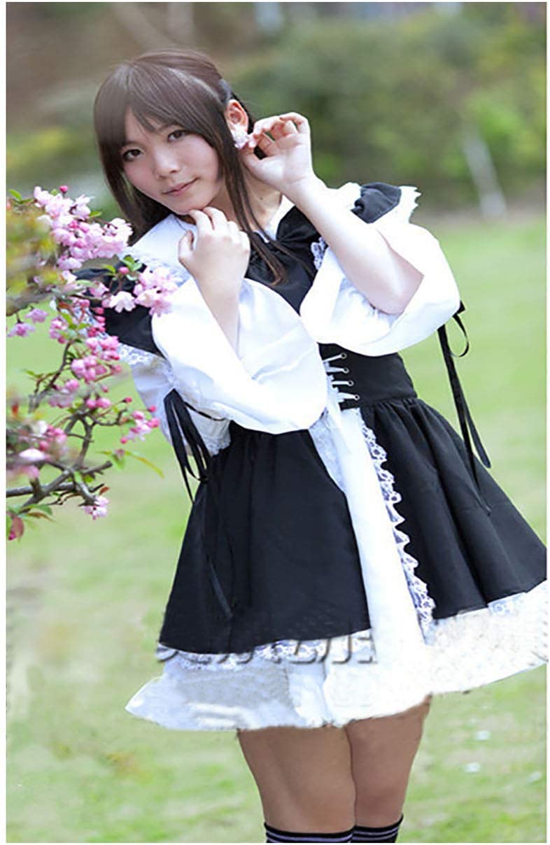 高級 メイド 服 ゴスロリ 萌え コスプレ 衣装 フリル ロリータ